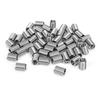 50Pcs Gewinde Reparatur Einsätze Stahl Draht Schutz Hülse Hardware Zubehör M8 x 1.252.5D