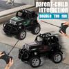 Children's remote-controlled toy car model four-wheel drive inertia off-road vehicle anti fall rebound cool drift