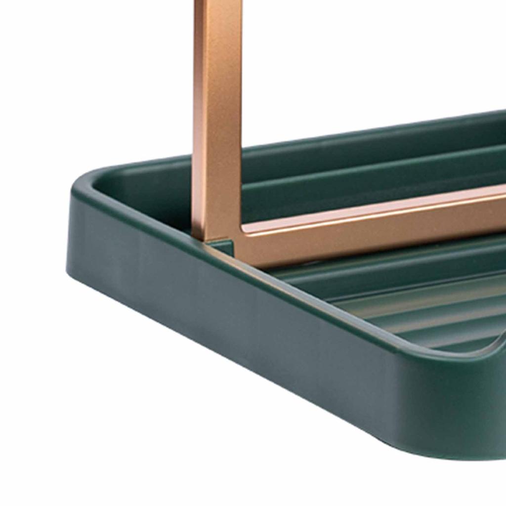 Spatula Rest Pot Lid Holder Plastic Multifunctional Countertop Spoon Pot Lid Rest for Kitchen