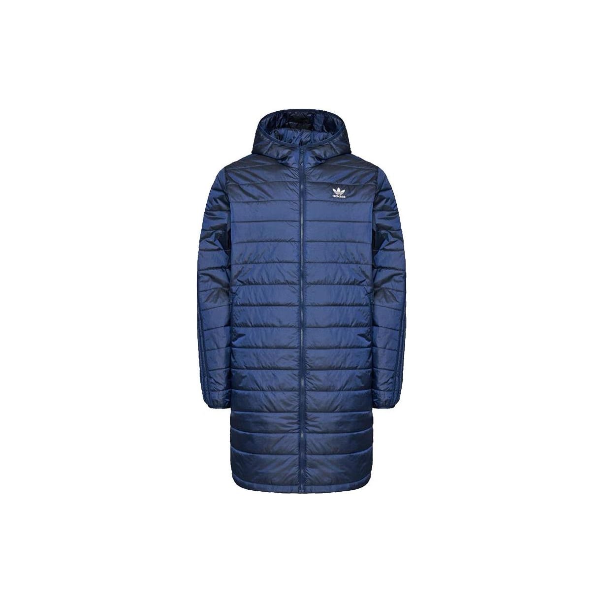Adidas Puffer Jackets Men`s Blue Hooded
