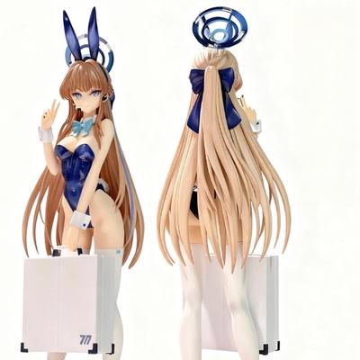23cm Blue Archive Asuma Toki Anime Figure Bunny Girl Figurine Models Statue Doll Collection Desktop Ornament Toys Customiz Gifts