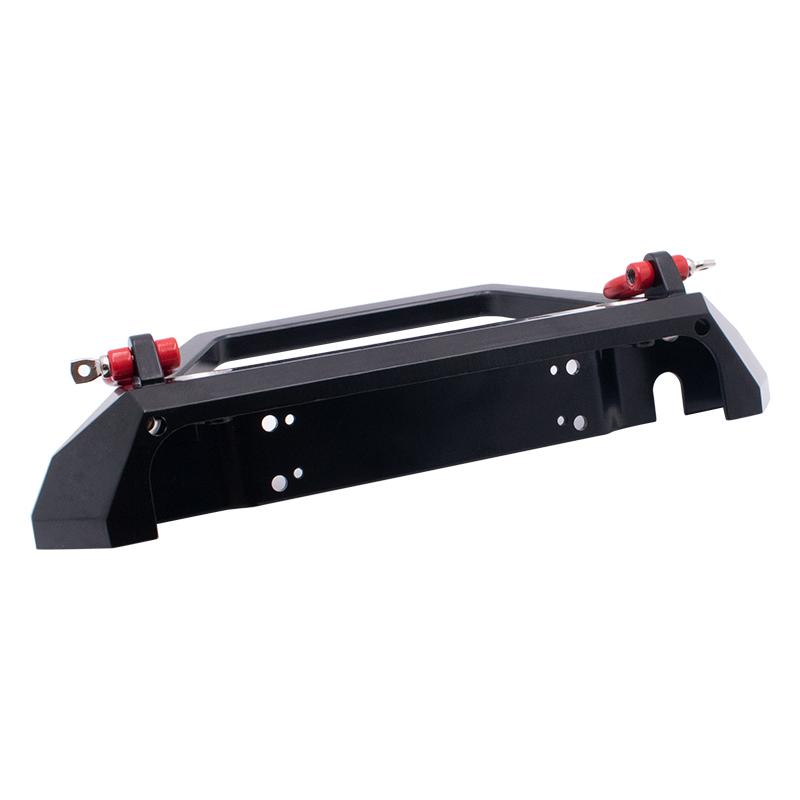 Aluminum Alloy Front Bumper with LED Lights for Axial Scx10 TRX-4 Traxxas Remote Control Climbing Car