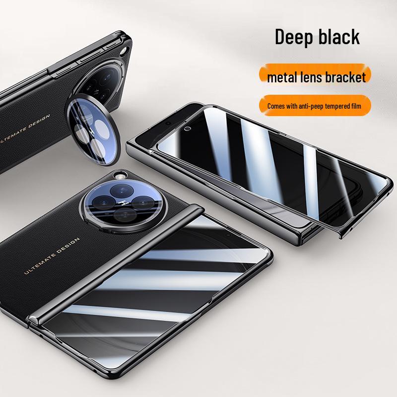 Genuine Leather OPPO Find N6 Fold Case, Full Coverage Anti-Drop Protection