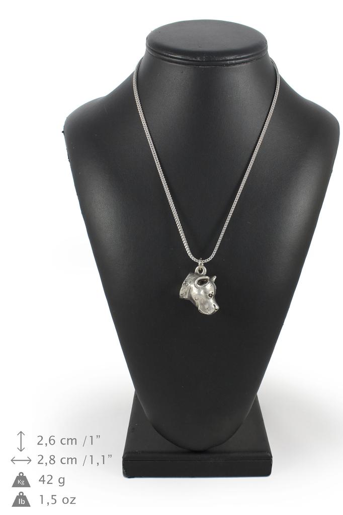 American Staffordshire Terrier, Amstaff – Necklace with a dog, dog pendant on a silver chain | Art-Dog