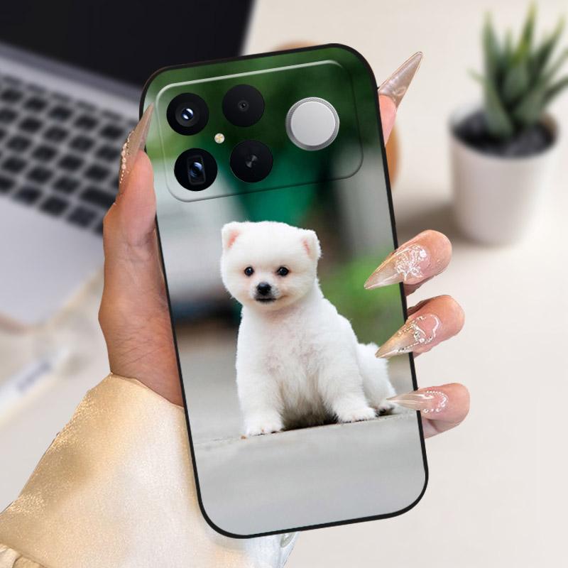 Etui do POCO F8 Ultra Modne Odporne na Wstrząsy Pokrowiec na Telefon Silikonowe Miękkie Zderzak TPU Dla Xiaomi POCO F8Ultra Powłoka Fundas Kreskówka Capa
