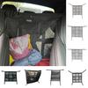 Car Net Pocket for Kids Seat Gap Storage Net, Multifunctional Organizer Barrier Pets Kids, Travel Accessories 9 Grid Layered Divider with 59x59cm,