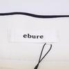 ebure White piping wide pants Bottoms 38 whiteUsed