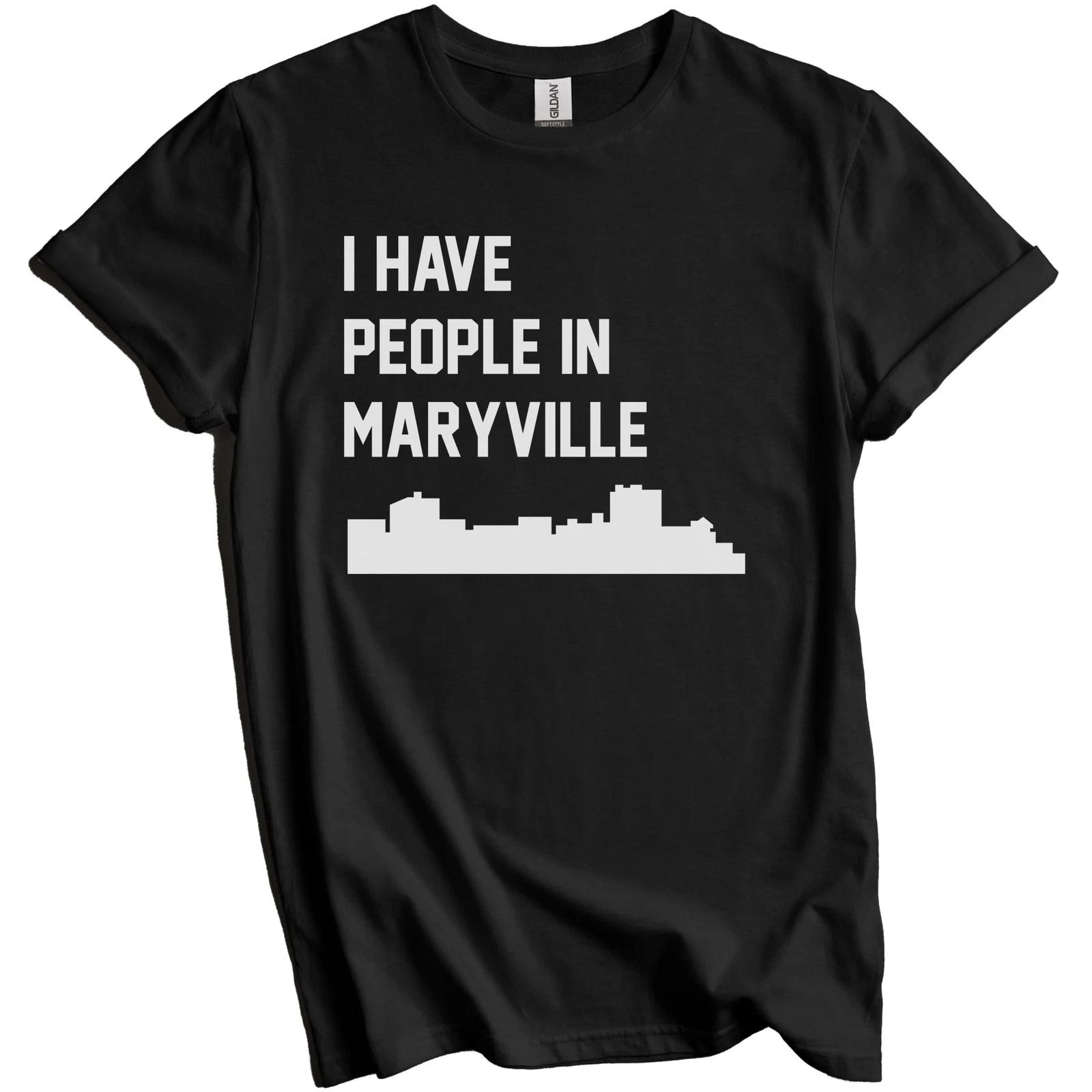 I Have People In Maryville Tennessee Skyline T-Shirt XL
