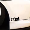 Peeking Cat Sticker for Car Window Cartoon Funny Peeking Cat Decals Safe and Harmless Auto Decoration Tool for Laptop Water