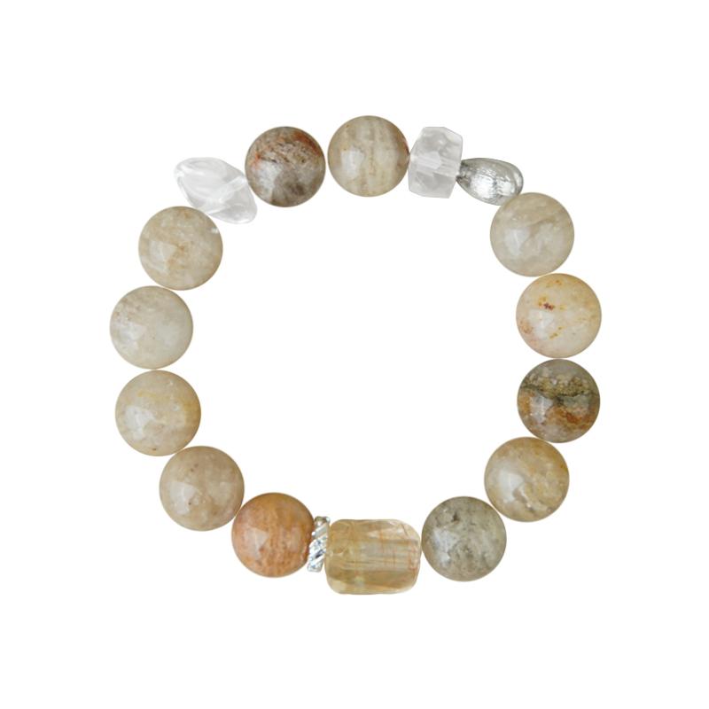 2025 Natural Citrine Green Specter Energy Stone Beads Bracelet Unisex Jewelry Factory 16cm&Energy Stone Bracelet