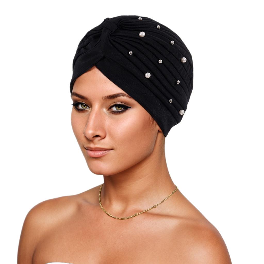 Ethnic Turban Hat Baotou Hat Moon Melon Hat Sleep Cap Chemo Hat Indian Hat