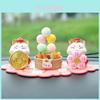Cat Comes Car Figurine Resin Decorative Car Interior Ornament For Dashboard