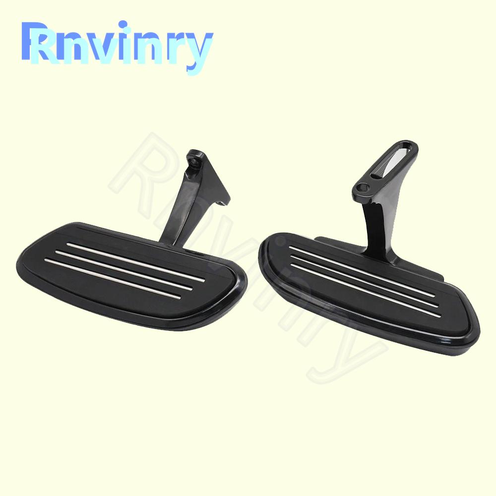 1Pair Motorcycle Pegstreamliner Passenger Rear Footboard Bracket For Harley Touring Street Electra Glide Road King 1993-2025