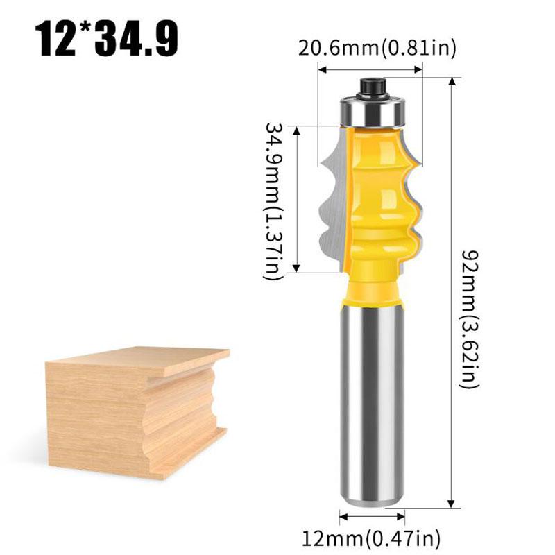 

Европейская фреза для рамок картин, классическая фрезерная фреза, фреза для покерных фрезеров, фреза для лестницы 8 мм 12 мм, хвостовик 1/2 дюйма 12mm shank NO2 жёлтый