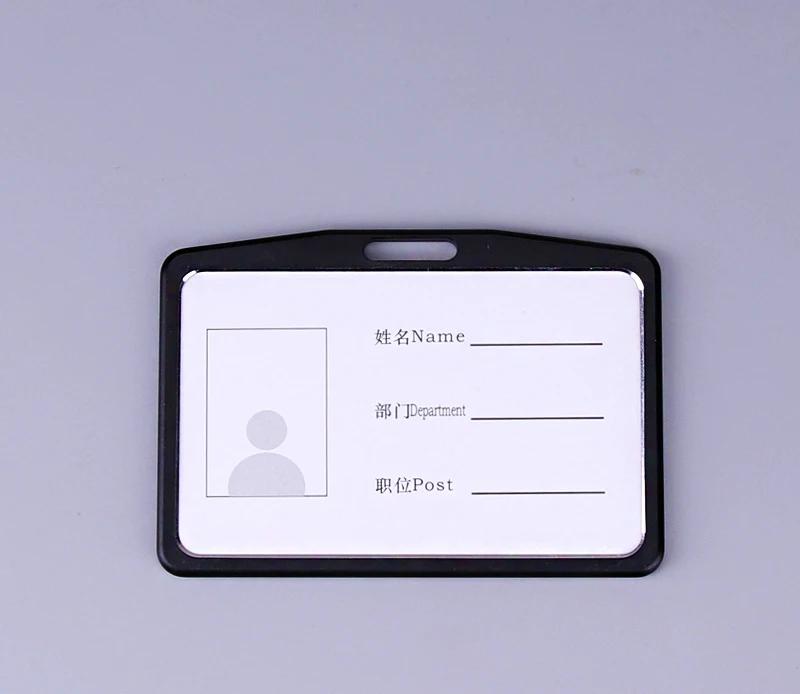 Aluminum Alloy Card Cover Men Women Business Work Name Card ID Badge Lanyard Metal Case Credit Card Holder Bags Protector