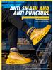 All-Season High-Top Safety Work Shoes: Anti-Smash, Anti-Puncture, Lightweight, Elastic Shock Absorption, Breathable Fly-Knit Design