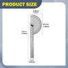 Angle Adjustable Portable Gauge Stainless Steel Ruler for DIY Machinist Carpenters