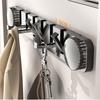 Space-Saving Suction Cup Door Hook Strong Vacuum Suction Easy Install Folding Coat Rack Reusable 6 Hooks