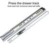 10"-22"  Full Extension Drawer Slides Rail Heavy Duty Soft Close Ball Bearing  Track 3-Section Furniture Sliders