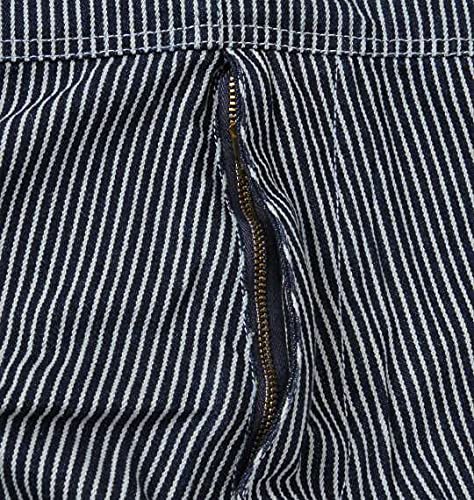 Big M1 Mc.S.P Denim Overalls, Hickory, 1154-5301-3, Men's, Sizes 3L, 4L, 5L, 6L, and 8L