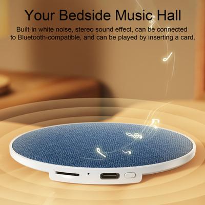 Haut-parleur sous-oreiller pour le sommeil compatible Bluetooth Son ultrasonique Oreiller sans fil à conduction osseuse Mini haut-parleur d'oreiller pour adultes Dormeurs sur le côté
