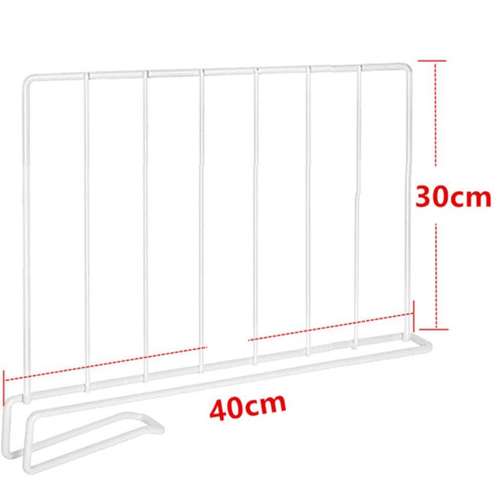Metal Closet Divider White Shelf Divider Space Saving Closet Separator For Bedroom