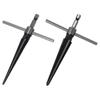 1Set Durable 3-13mm Hand Reamer Tool 5-16mm HSS Tapered Reamer Set Sliver Handle Tapered Reamers Drill