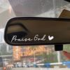3-Piece "You Are Amazing" Heart Mirror Stickers