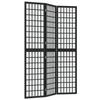 VidaXL Cloison de séparation pliable 3 panneaux 120x170 cm Noir 352079