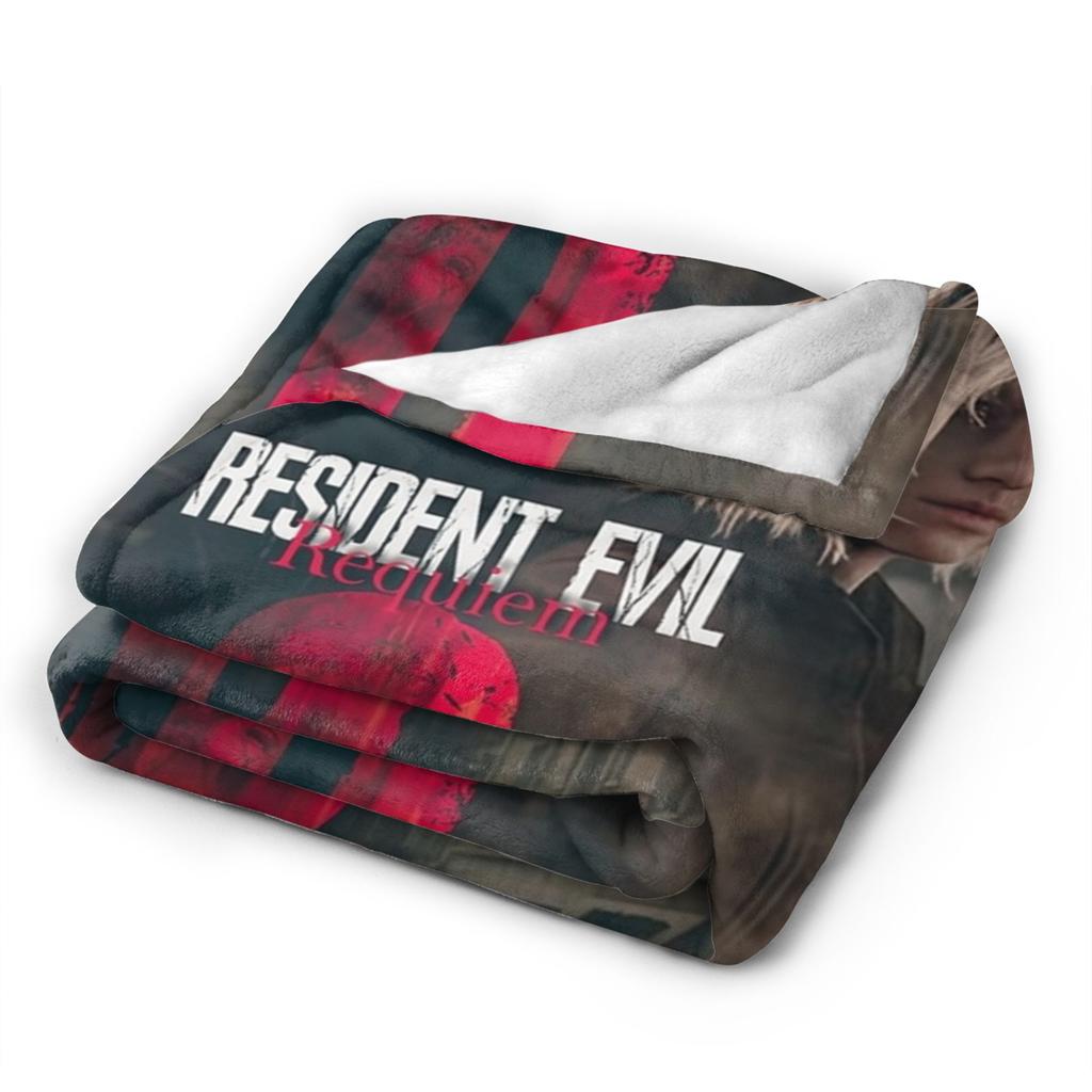 Residents Evils 9 Requiem Accessories Blanket Super Soft Warm Throw Blankets for Bed 50x60 Inches Multiple Sizes Bedspread
