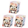 Baby Three Mini Animal World Series Vinyl Plush Blind Box Stuffed Doll Keychain Backpack Charm Charm Trendy Toy Ornament Presents