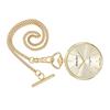 Mathey-Tissot Gold Tone Stainless Steel Champagne Dial Quartz P1PDI Unisex Pocket Watch