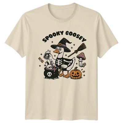 Spooky Goosey TShirt Skeleton Goose Halloween Halloween Gift For Him And Her