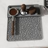 Waterproof Espresso Tamping Pad Non-Slip Powder Hammer Holder Home Kitchen