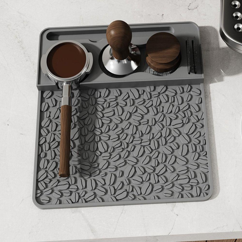 Silicone Coffee Tamper Pad Waterproof Space Saving Coffee Powder Press Seat Professional Multi-functional Espresso Tamping Pad