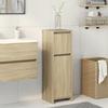 VidaXL Bathroom Cabinet Sonoma Oak 30x30x95 Cm Chipboard, Cabinet, Bathroom Cabinet, Bathroom Furniture, 849607