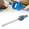 Grain Humidity Meter Accurate LCD Backlit Display Portable Grain Water Content Analyzer for Beans Ri