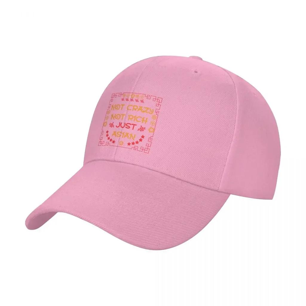 Not Crazy Not Rich Just Asian Baseball Cap Funny hats Thermal Visor cute Women's 2025 Unisex's