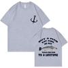 Buy A Man Eat Fish He Day Teach Fish Man To A Lifetime Fishing T-shirt Summer Men Women Fashion Casual Oversized T Shirts Tops