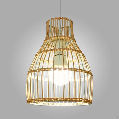Ceiling Pendant Lampshade Made of Wickerwork for Lamps, Hanging Floor Lamps