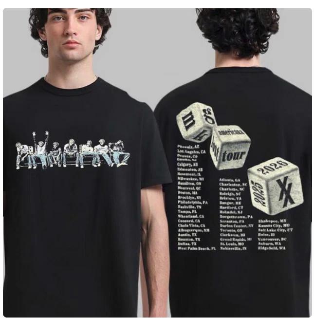 Machine Gun Kelly MGK Lost Americana Tour 2025 2026 Merch TShirt Unisex T-Shirt XL