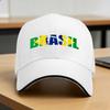 Brasil Brazilian Flag Brazilian Roots Brazilian Pride Casual Baseball Cap  Running Hippie Hip Hop Hats Summer Sun Baseball Caps