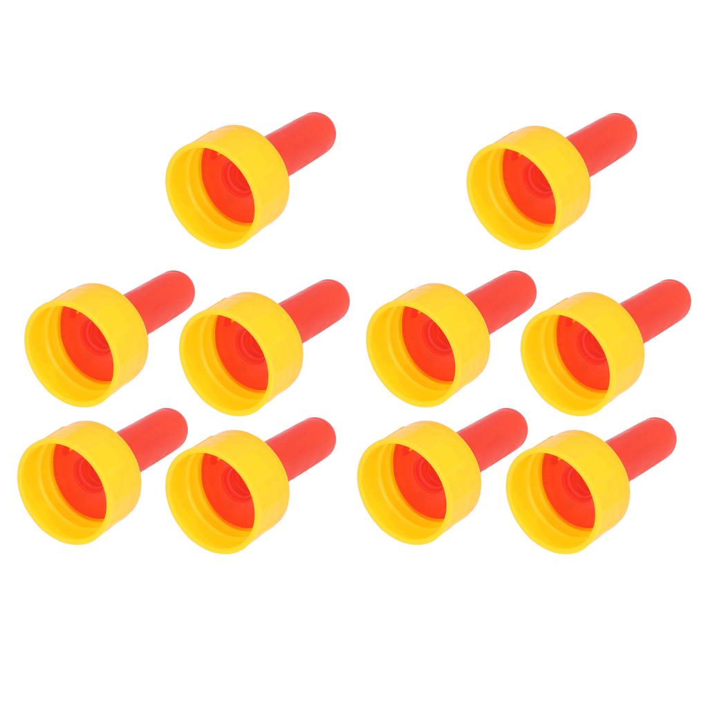10Pcs Lamb Milk Drink Nipple Sheep Nursing Feeder Nipple for Orphaned Small Animal Feed Red