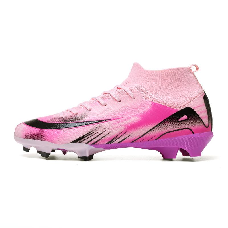 New High-top Football Shoes for Boys and Girls, Long Nails, World Cup Broken Nails Competition Training Football Shoes
