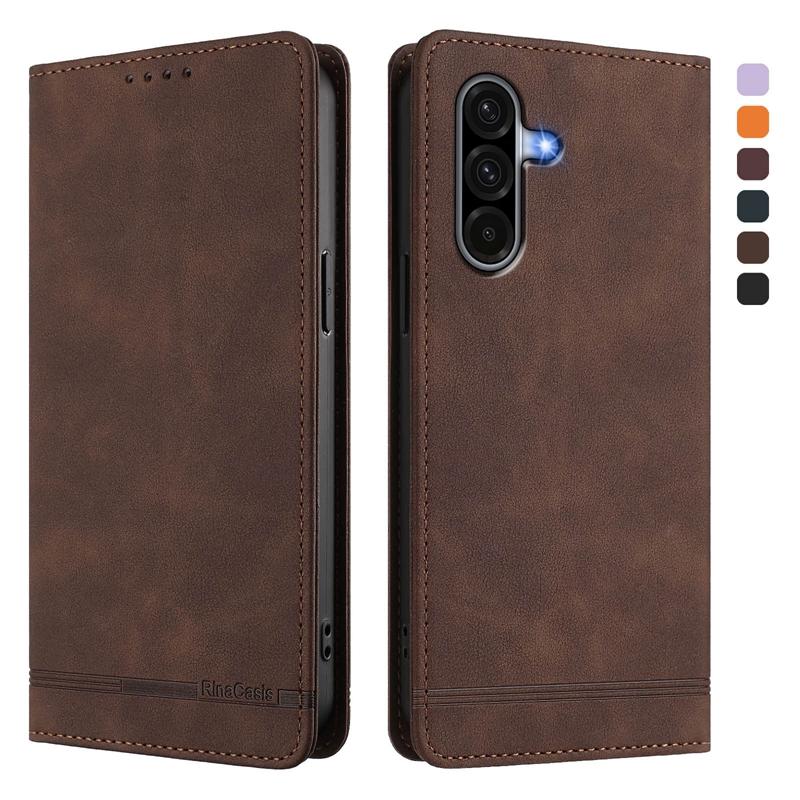 A17 Case For Samsung Galaxy A17 5G Cover Leather Magnetic Cover for Samsung A 17 SM-A176B GalaxiA17 4G SM-A175F Flip Case Fundas