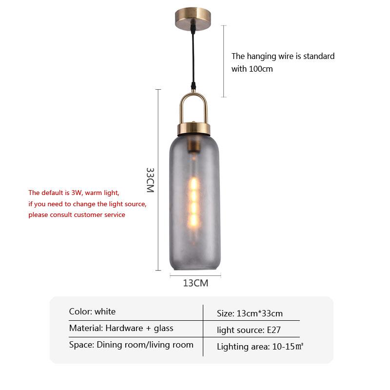 Lămpi Suspendate cu Glob de Sticlă Nordică pentru Restaurant, Sală de Mese, Bucătărie, Lămpi Suspendate, Lămpi de Studiu, Lămpi de Noptieră pentru Dormitor, Corpuri de Iluminat