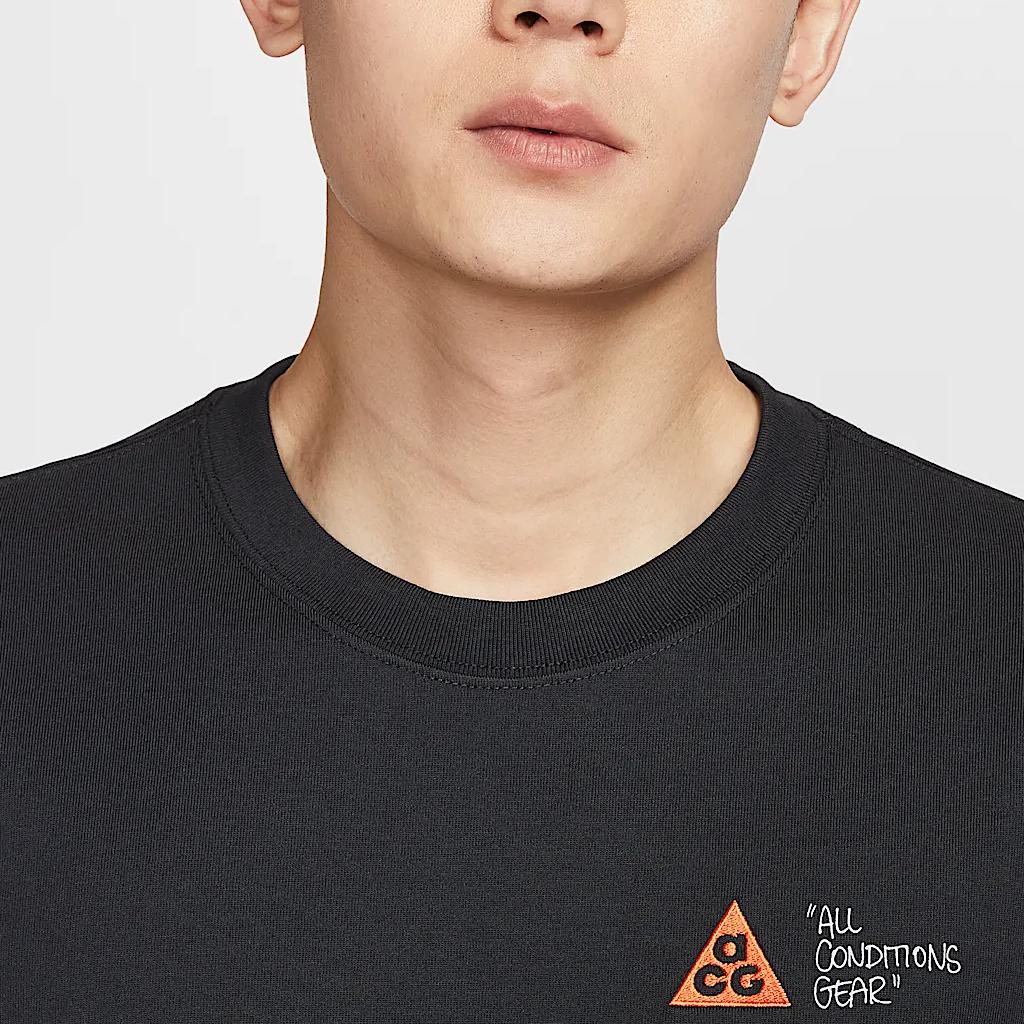 

Nike SS25 Удобная футболка с круглым вырезом, спортивная, повседневная, с коротким рукавом, мужская, топы, черная HJ0801-010 XL