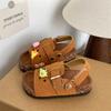 Fashion Girls Shoes Summer New Kids Flat Sandals Comfort Non Slip Boys' Shoes Soft Soled Child Beach Shoes Simple Girls' Sandals