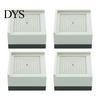 Anti-slip Furniture Block 4Pcs Risers Shock Absorbing Heavy Duty Bed Desk Cabinet Sofa Height Adjustable Chair Legs Refrigerator Dryer Washing Machine