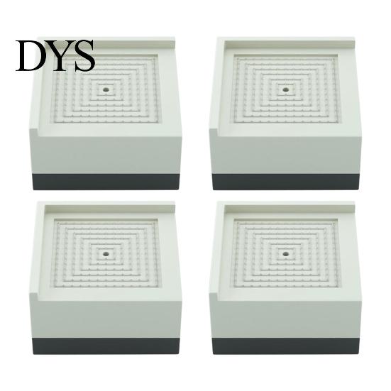 Anti-slip Furniture Block 4Pcs Risers Shock Absorbing Heavy Duty Bed Desk Cabinet Sofa Height Adjustable Chair Legs Refrigerator Dryer Washing Machine